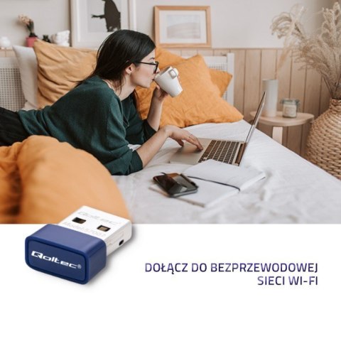 Qoltec QOLTEC ADAPTER WI-FI BEZPRZEWODOWY STANDARD N | BT 4.0 USB Qoltec QOLTEC ADAPTER WI-FI BEZPRZEWODOWY STANDARD N | BT 4.0 USB