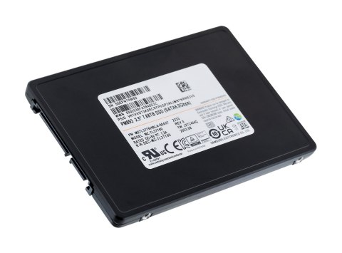 Samsung SemiConductor Dysk SSD Samsung PM893 7.68TB SATA 2.5" MZ7L37T6HBLA-00A07 (DWPD 1)