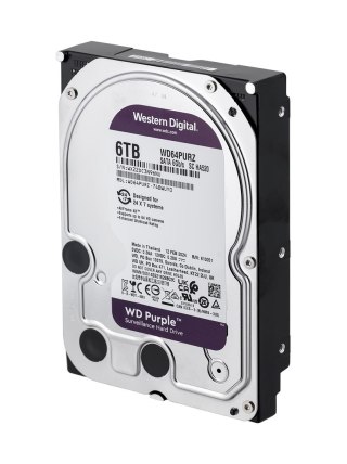 WD Dysk twardy HDD WD Purple 6TB 3,5" SATA WD64PURZ