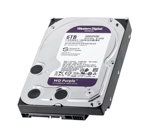 WD Dysk twardy HDD WD Purple 6TB 3,5" SATA WD64PURZ WD Dysk twardy HDD WD Purple 6TB 3,5" SATA WD64PURZ