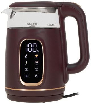 Adler Czajnik elektryczny ADLER AD 1305 burgundowy