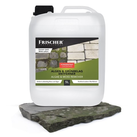 FRISCHER Płyn do usuwania mchu, glonów o zielonych nalotów Frischer 5l FRISCHER Płyn do usuwania mchu, glonów o zielonych nalotów Frischer 5l