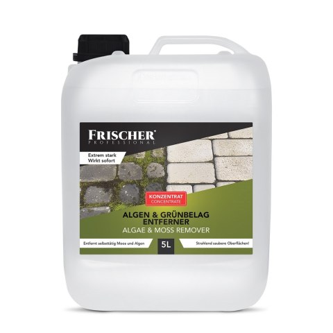 FRISCHER Płyn do usuwania mchu, glonów o zielonych nalotów Frischer 5l FRISCHER Płyn do usuwania mchu, glonów o zielonych nalotów Frischer 5l