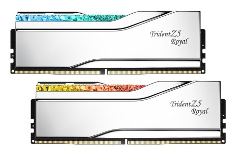 G.SKILL G.SKILL TRIDENT Z5 ROYAL RGB DDR5 2X32GB 6800MHZ CL34 SILVER F5-6800J3445G32GX2-TR5S G.SKILL G.SKILL TRIDENT Z5 ROYAL RGB DDR5 2X32GB 6800MHZ CL34 SILVER F5-6800J3445G32GX2-TR5S