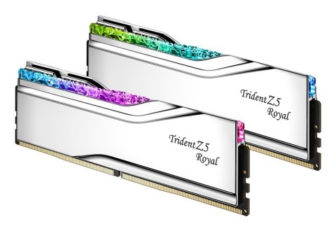 G.SKILL G.SKILL TRIDENT Z5 ROYAL RGB DDR5 2X32GB 6800MHZ CL34 SILVER F5-6800J3445G32GX2-TR5S G.SKILL G.SKILL TRIDENT Z5 ROYAL RGB DDR5 2X32GB 6800MHZ CL34 SILVER F5-6800J3445G32GX2-TR5S