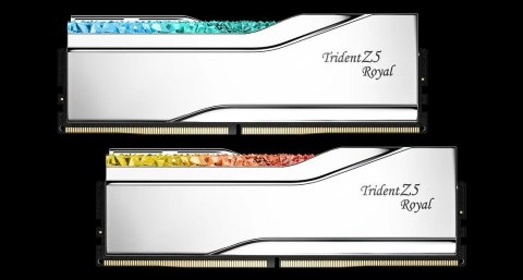 G.SKILL G.SKILL TRIDENT Z5 ROYAL RGB DDR5 2X32GB 6800MHZ CL34 SILVER F5-6800J3445G32GX2-TR5S G.SKILL G.SKILL TRIDENT Z5 ROYAL RGB DDR5 2X32GB 6800MHZ CL34 SILVER F5-6800J3445G32GX2-TR5S