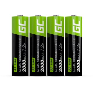 Green Cell GREEN CELL AKUMULATORKI PALUSZKI 4X AA R6 2000MAH