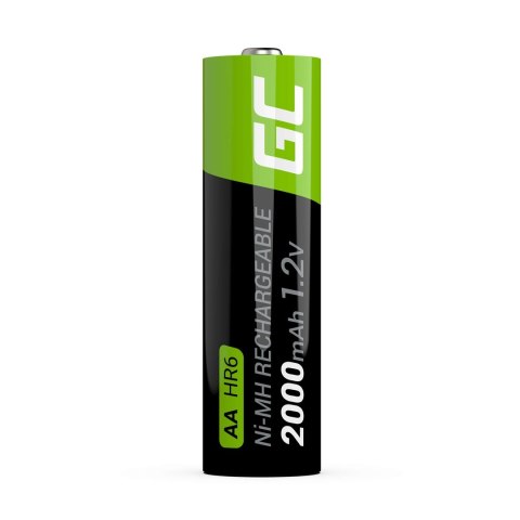 Green Cell GREEN CELL AKUMULATORKI PALUSZKI 4X AA R6 2000MAH Green Cell GREEN CELL AKUMULATORKI PALUSZKI 4X AA R6 2000MAH