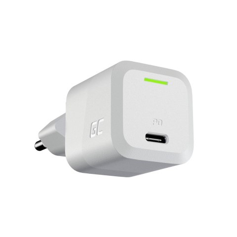 Green Cell GREEN CELL ŁADOWARKA USB-C GAN GC POWERGAN 33W PD 3.0 QC 3.0 USB-C BIAŁA Green Cell GREEN CELL ŁADOWARKA USB-C GAN GC POWERGAN 33W PD 3.0 QC 3.0 USB-C BIAŁA
