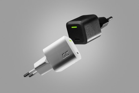 Green Cell GREEN CELL ŁADOWARKA USB-C GAN GC POWERGAN 33W PD 3.0 QC 3.0 USB-C BIAŁA Green Cell GREEN CELL ŁADOWARKA USB-C GAN GC POWERGAN 33W PD 3.0 QC 3.0 USB-C BIAŁA