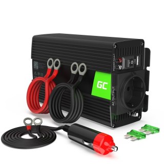 Green Cell GREEN CELL PRZETWORNICA INV16 12V-230V 500W/1000W CZYSTA SINUSOIDA