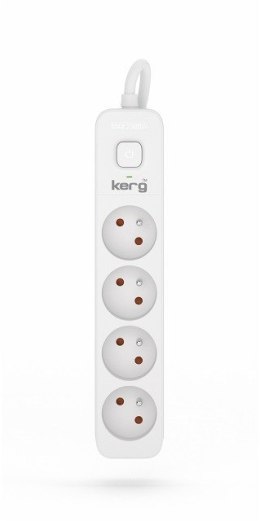 KERG Listwa zasilająca KERG z wyłącznikiem 4 gniazda 1,5m-16A