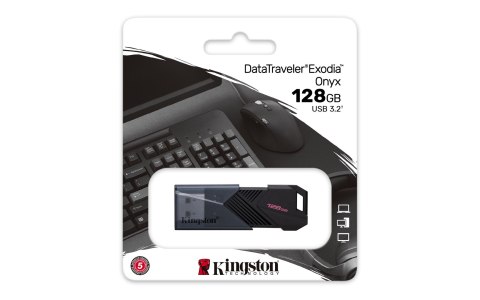 Kingston KINGSTON FLASH 128GB USB3.2 DataTraveler Exodia Onyx Kingston KINGSTON FLASH 128GB USB3.2 DataTraveler Exodia Onyx