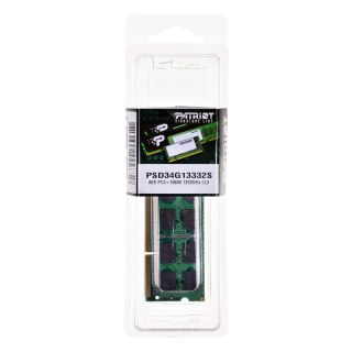Patriot Memory Pamięć Patriot Memory Signature PSD34G13332S (DDR3 SO-DIMM; 1 x 4 GB; 1333 MHz; CL9)