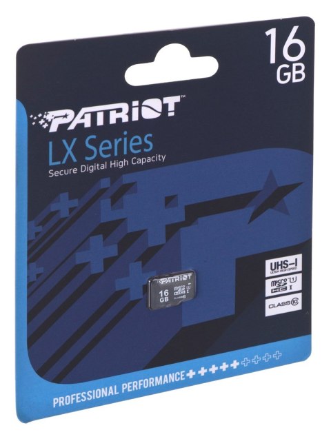 Patriot Memory Patriot 16GB LX Series UHS-I microSDHC Patriot Memory Patriot 16GB LX Series UHS-I microSDHC