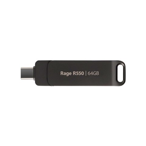Patriot Memory Patriot Rage R550 64GB Dual USB A+C, Alu, 100MBs Patriot Memory Patriot Rage R550 64GB Dual USB A+C, Alu, 100MBs