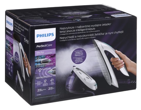 Philips Żelazko z generatorem pary Philips GC9660/30 (2700W; kolor fioletowy) Philips Żelazko z generatorem pary Philips GC9660/30 (2700W; kolor fioletowy)