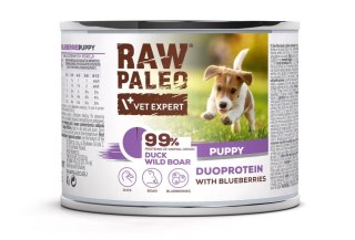 VetExpert Raw Paleo Duck&Boar Puppy Can 200g