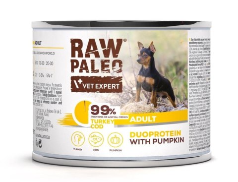 VetExpert Raw Paleo Turkey&Cod Adult Can 200g VetExpert Raw Paleo Turkey&Cod Adult Can 200g