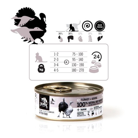3Coty TURKEY + GOOSE for Kittens 80g 3Coty TURKEY + GOOSE for Kittens 80g