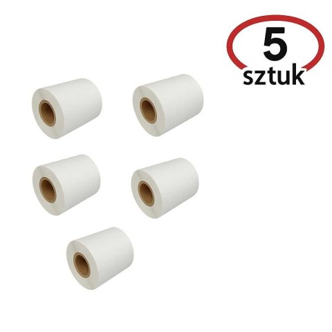 BSTech Etykiety termiczne o wymiarach 60x40 mm, dostępne w rolkach po 1000 sztuk. Ilość w opakowaniu wewnętrznym: 5 sztuk, białe BSTech Etykiety termiczne o wymiarach 60x40 mm, dostępne w rolkach po 1000 sztuk. Ilość w opakowaniu wewnętrznym: 5 sztuk, białe