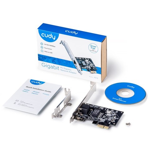CUDY Karta sieciowa CUDY PE10 Gigabit PCIe CUDY Karta sieciowa CUDY PE10 Gigabit PCIe