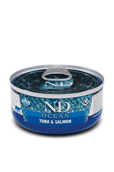 Farmina FARMINA N&D Cat Ocean Tuna, Salmon - mokra karma dla kota - 70 g Farmina FARMINA N&D Cat Ocean Tuna, Salmon - mokra karma dla kota - 70 g