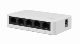 GEMBIRD GEMBIRD SWITCH DESKTOP GIGABIT LAN (5X 10/100/1000MBPS) BIAŁY