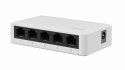 GEMBIRD GEMBIRD SWITCH DESKTOP GIGABIT LAN (5X 10/100/1000MBPS) BIAŁY