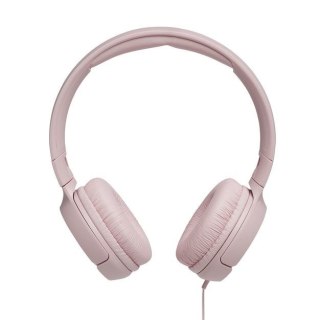 JBL Słuchawki JBL Tune 500 (rożowe, nauszne, z wbudowanym mikrofonem)