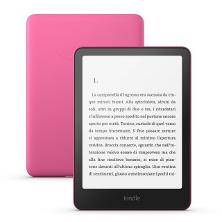 KINDLE Ebook New Kindle Paperwhite (12th Generation) - 2024 release 7" glare-free 16GB Wi-Fi (Ad-supported) Raspberry (WYPRZEDAŻ)