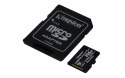 Kingston Karta pamięci z adapterem Kingston Canvas Select Plus SDCS2/256GB (256GB; Class 10, Class U1, V30; + adapter)