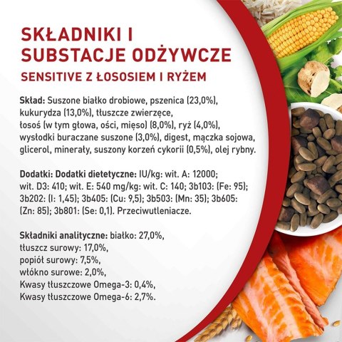 PURINA NESTLE PURINA One Mini/Small Sensitive Łosoś, ryż - sucha karma dla psa - 800 g PURINA NESTLE PURINA One Mini/Small Sensitive Łosoś, ryż - sucha karma dla psa - 800 g