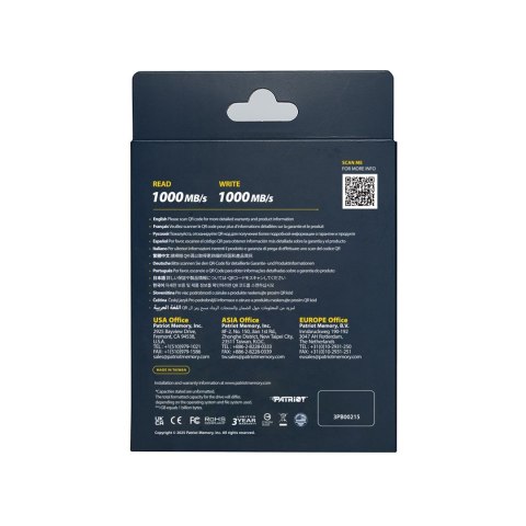 Patriot Memory Patriot Transporter LT 2TB USB3.2 Type-C SSD 1000 M