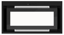 AKPO Okap AKPO WK-12 EVITA CZARNY PÓŁMAT 60 CZARNE SZKŁO 450