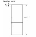 BOSCH Chłodziarko-zamrażarka BOSCH KGN497ICT