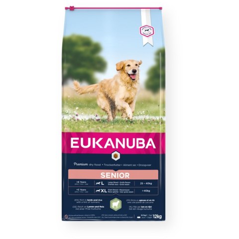 EUKANUBA EUKANUBA Senior Lamb & Rice Bag 12kg - sucha karma dla psa - 12 kg EUKANUBA EUKANUBA Senior Lamb & Rice Bag 12kg - sucha karma dla psa - 12 kg
