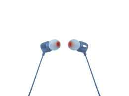 JBL Słuchawki JBL T110 (niebieskie, z mikrofonem)