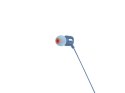 JBL Słuchawki JBL T110 (niebieskie, z mikrofonem)
