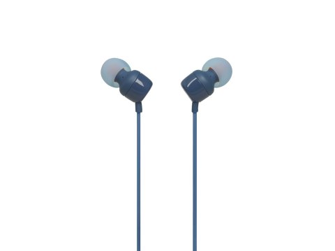 JBL Słuchawki JBL T110 (niebieskie, z mikrofonem)