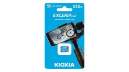 KIOXIA KIOXIA 512GB microSD KIOXIA Exceria (gen 2) UHS I U3 V30 with adapter