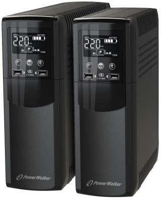 POWER WALKER Zasilacz awaryjny UPS POWER WALKER VI 600 CSW FR (Desktop; 600VA)