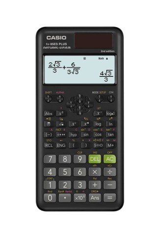 Casio CASIO FX-85ESPLUS-2 B KALKULATOR NAUKOWY 252 FUNKCJE, 77X162MM, KARTONIK, CZARNY (WYPRZEDAŻ)