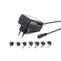 ENERGENIE ENERGENIE UNIWERSALNY REGULOWANY 12W SIECIOWY ZASILACZ EG-MC-008 3V-12V + ZESTAW 7 KOŃCÓWEK