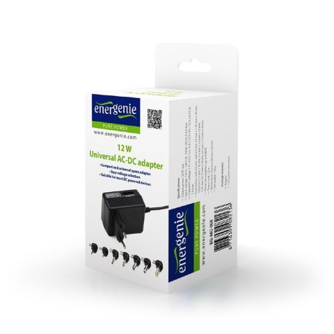 ENERGENIE ENERGENIE UNIWERSALNY REGULOWANY 12W SIECIOWY ZASILACZ EG-MC-008 3V-12V + ZESTAW 7 KOŃCÓWEK ENERGENIE ENERGENIE UNIWERSALNY REGULOWANY 12W SIECIOWY ZASILACZ EG-MC-008 3V-12V + ZESTAW 7 KOŃCÓWEK
