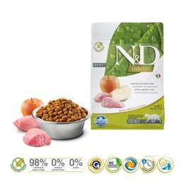 Farmina FARMINA N&D Prime Cat Boar and Apple Adult - sucha karma dla kota - 300 g