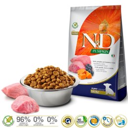 Farmina FARMINA N&D Pumpkin Lamb & Blueberry Puppy Mini - sucha karma dla szczeniąt - 7 kg