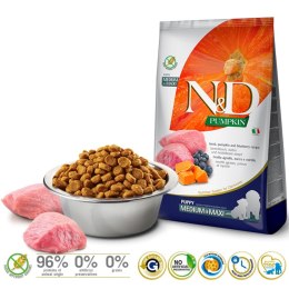 Farmina Farmina N&D Pumpkin sucha karma dla szczeniąt ras średnich i dużych z jagnięciną 12kg