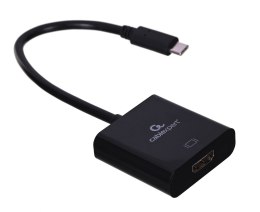 GEMBIRD GEMBIRD ADAPTER NA KABLU USB TYP-C DO HDMI 4K 30HZ, 15CM, CZARNY