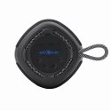 GEMBIRD GEMBIRD PRZENOŚNY GŁOŚNIK BLUETOOTH LED SPK-BT-LED-03-BK RMS 2X 5W, WBUDOWANY MIKROFON, KOLOR CZARNY, USB, AUX, MICROSD